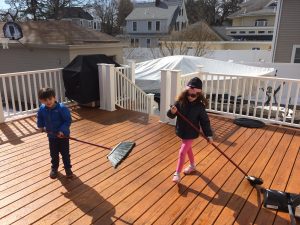 Deck-stained-Annika-Graham-csweeping